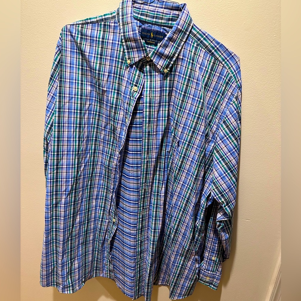 Ralph Lauren Performance Button Down - 2XB - Big and Tall